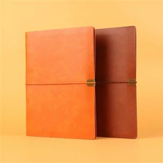 Orange anteckningsbok